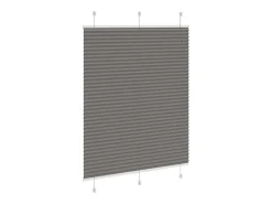 Discount Estor plisado antracita 105x100 cm ancho tela 104,4 cm Gris
