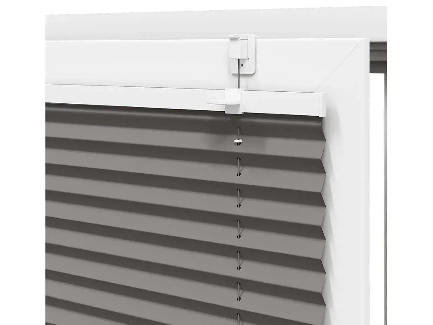 Best Estor plisado antracita 40x150 cm ancho tela 39,4 cm Gris
