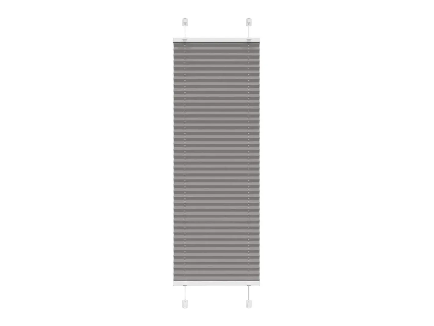 Best Estor plisado antracita 40x150 cm ancho tela 39,4 cm Gris