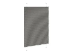 Estor plisado antracita 95x150 cm ancho tela 94,4 cm Gris Best