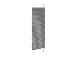 Estor plisado antracita 45x100 cm ancho tela 44,4 cm Gris Hot