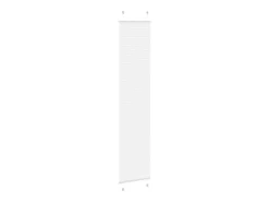 Discount Estor plisado 45x200 cm ancho tela 44,4 cm poliéster Blanco
