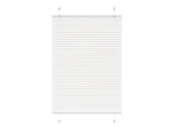 Estor plisado 90x100 cm ancho tela 89,4 cm poliéster Blanco Best