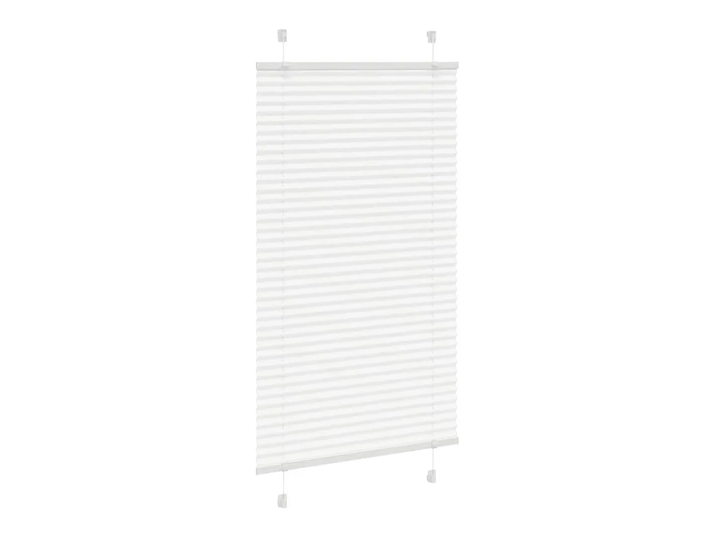 Estor plisado 70x100 cm ancho tela 69,4 cm poliéster Blanco Online