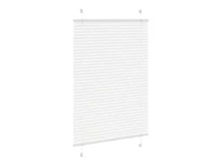 Ropa De Casa-Estor plisado 100x150 cm ancho tela 99,4cm poliéster Blanco