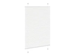 Ropa De Casa-Estor plisado 100x150 cm ancho tela 99,4cm poliéster Blanco