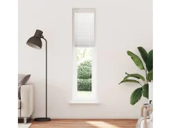 Outlet Estor plisado 40x200 cm ancho tela 39,4 cm poliéster Blanco