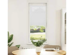 Estor plisado 50x100 cm ancho tela 49,4 cm poliéster Blanco Hot