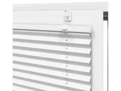 Ropa De Casa-Estor plisado 45x100 cm ancho tela 44,4 cm poliéster Blanco