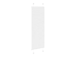Ropa De Casa-Estor plisado 45x100 cm ancho tela 44,4 cm poliéster Blanco