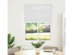Estor plisado 95x100 cm ancho tela 94,4 cm poliéster Blanco New