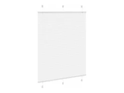 Estor plisado 105x150cm ancho tela 104,4cm poliéster Blanco New