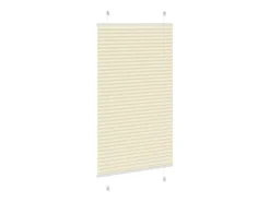 Ropa De Casa-Estor plisado color 70x100 cm ancho tela 69,4 cm poliéster Crema