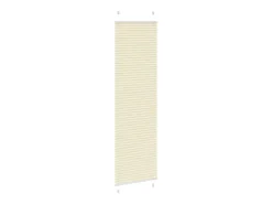 New Estor plisado color 65x200 cm ancho tela 64,4 cm poliéster Crema