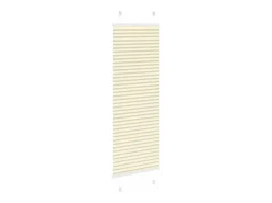 Estor plisado color 50x150 cm ancho tela 49,4 cm poliéster Crema