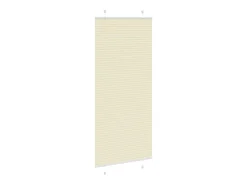 Estor plisado color 100x200cm ancho tela 99,4 cm poliéster Crema