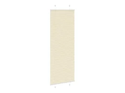 Estor plisado color 70x200 cm ancho tela 69,4 cm poliéster Crema Clearance