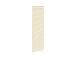 Ropa De Casa-Estor plisado color 55x200 cm ancho tela 54,4 cm poliéster Crema