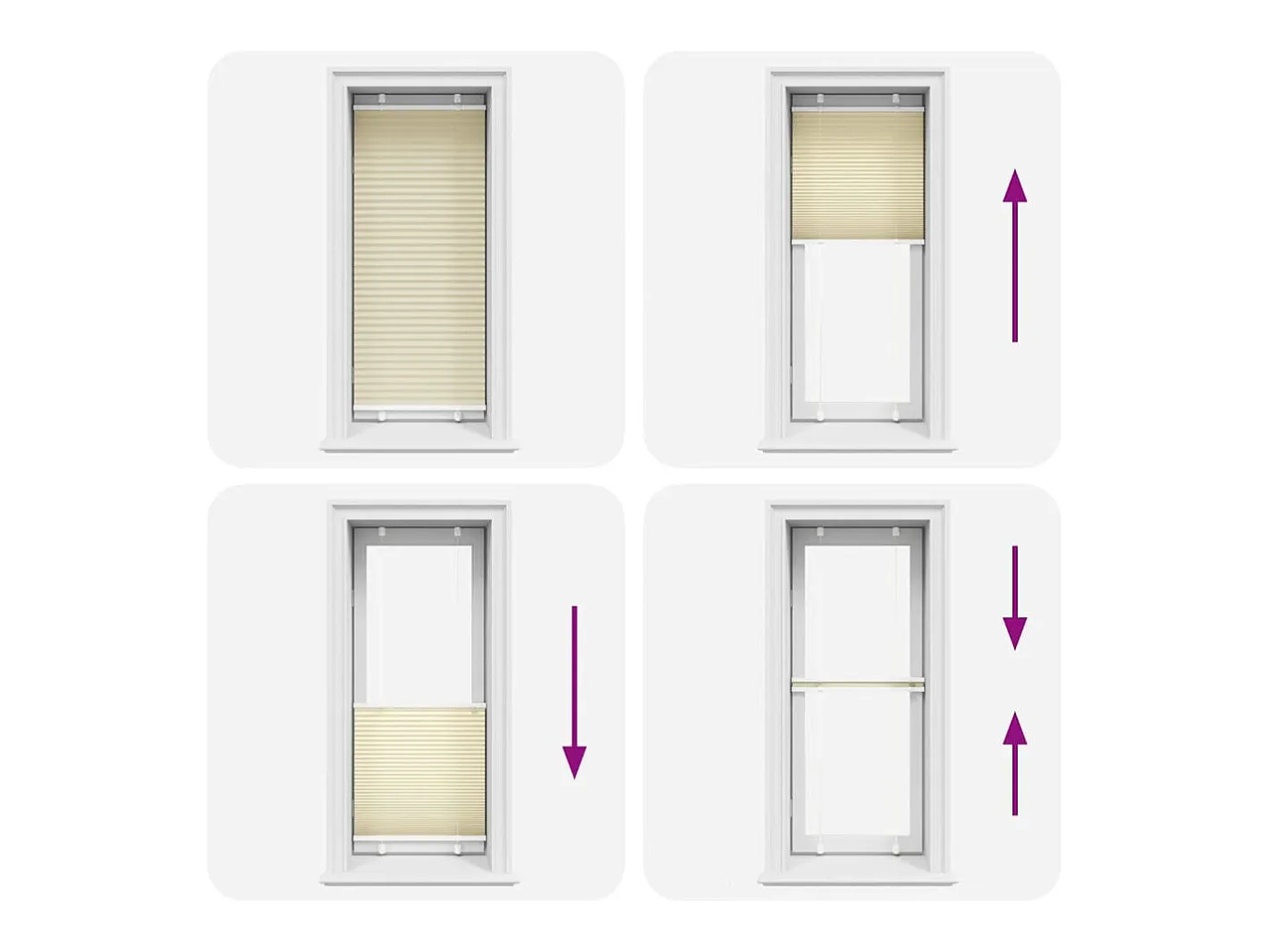 Ropa De Casa-Estor plisado color 65x150 cm ancho tela 64,4 cm poliéster Crema