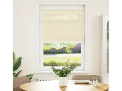Sale Estor plisado color 70x150 cm ancho tela 69,4 cm poliéster Crema
