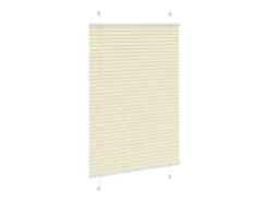 Ropa De Casa-Estor plisado color 85x150 cm ancho tela 84,4 cm poliéster Crema