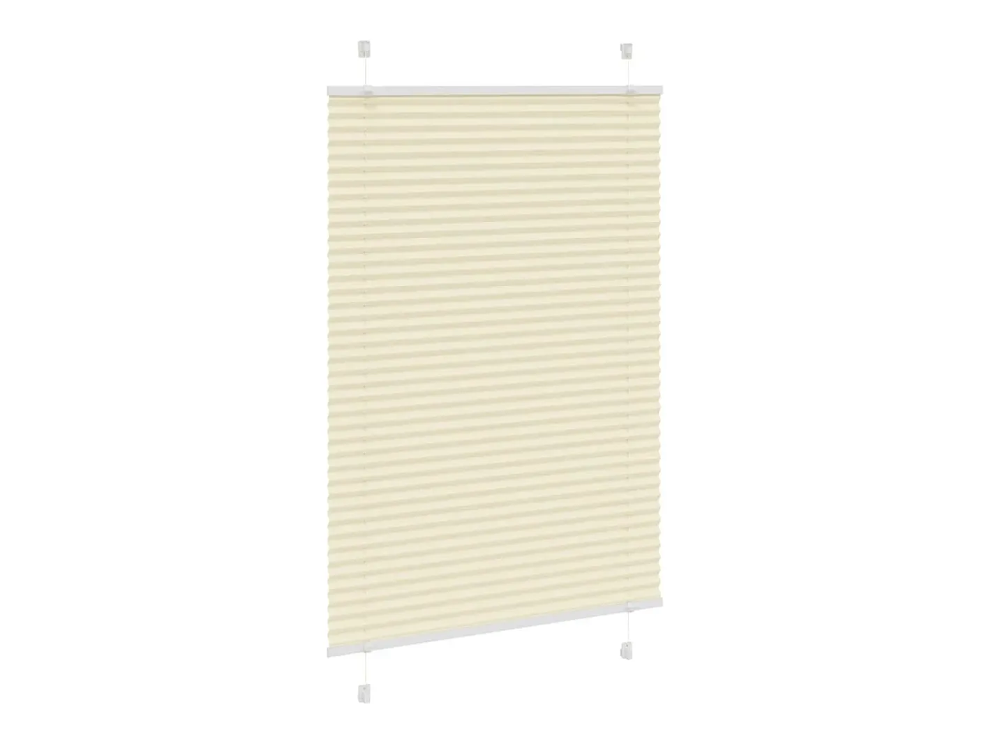 Best Estor plisado color 85x100 cm ancho tela 84,4 cm poliéster Crema