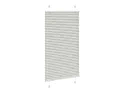 Hot Estor plisado claro 80x100 cm ancho tela 79,4 cm Gris