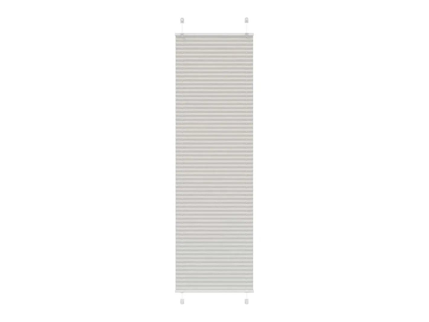 Best Estor plisado claro 65x200 cm ancho tela 64,4 cm Gris