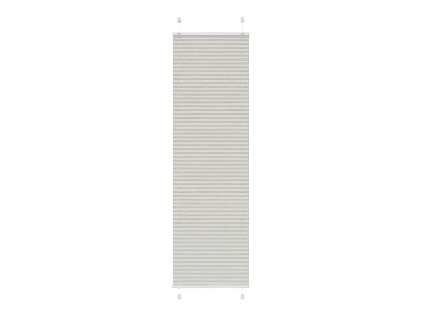 Ropa De Casa-Estor plisado claro 55x200 cm ancho tela 54,4 cm Gris