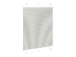 Ropa De Casa-Estor plisado claro 105x150cm ancho tela 104,4cm Gris