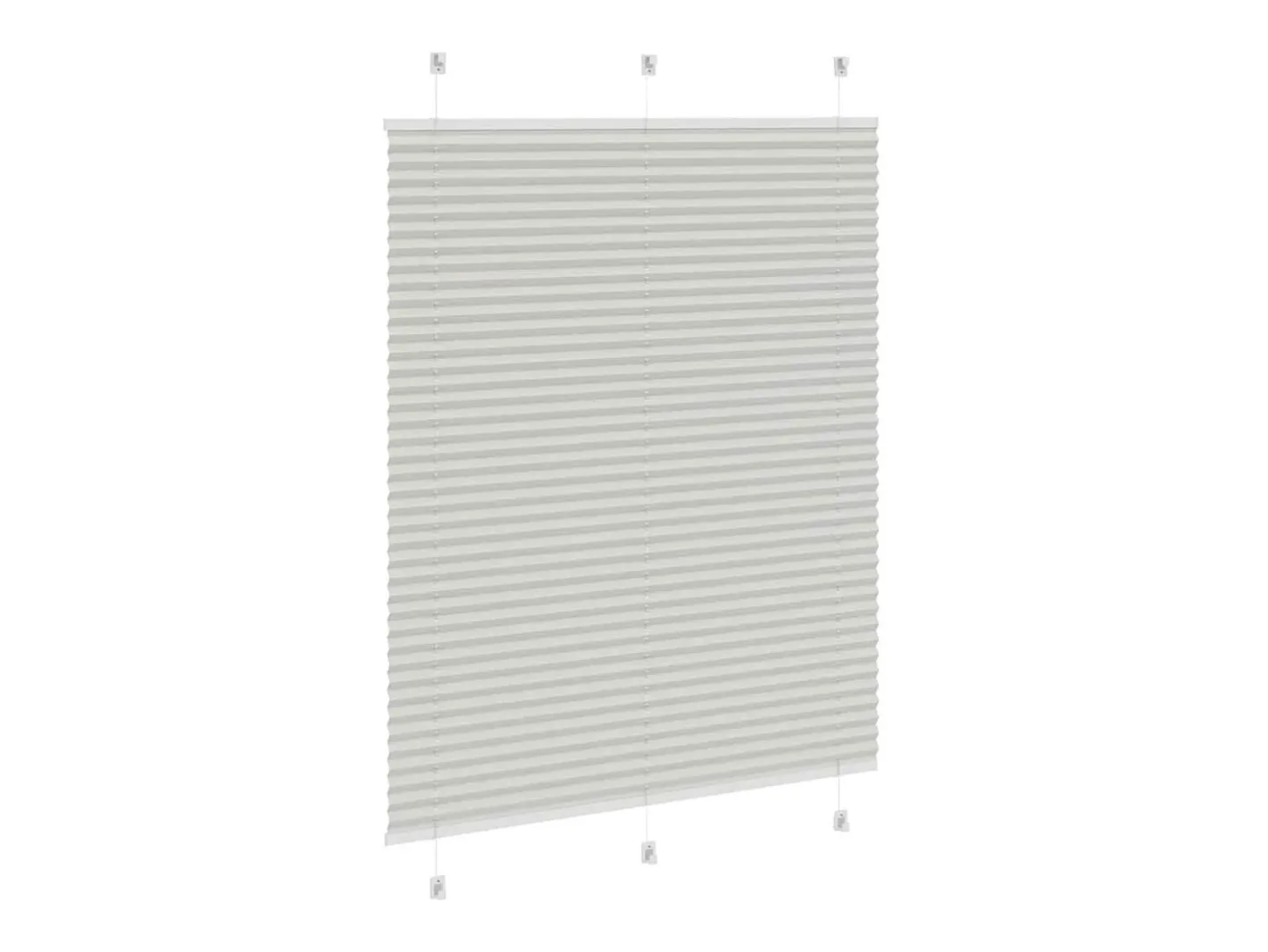 Ropa De Casa-Estor plisado claro 105x150cm ancho tela 104,4cm Gris