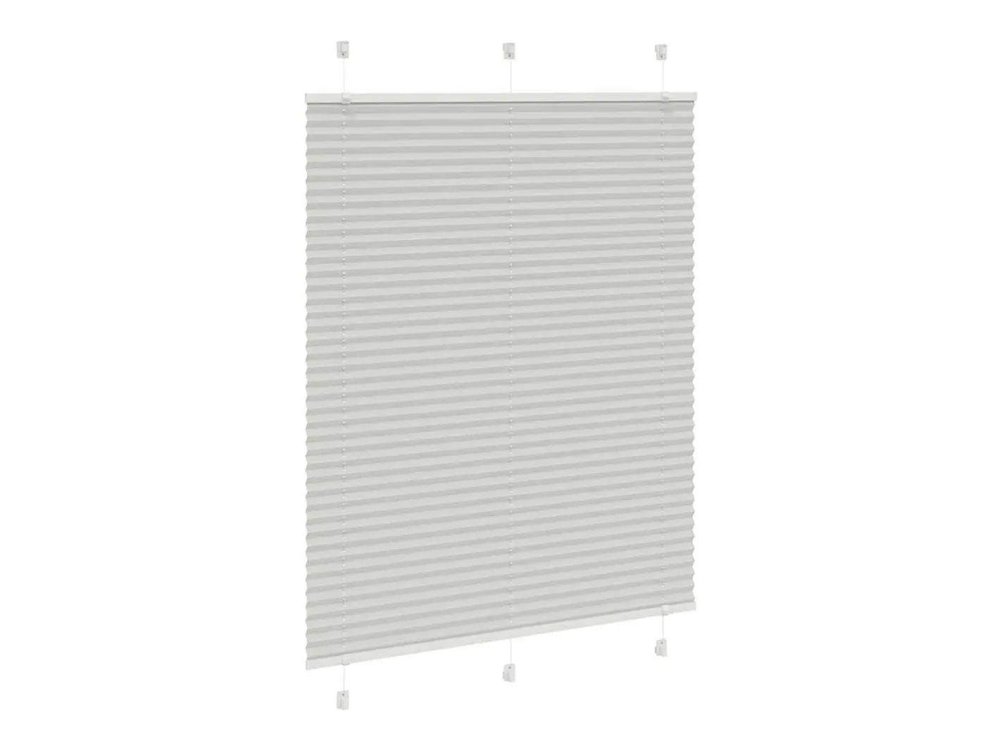 Ropa De Casa-Estor plisado claro 105x150cm ancho tela 104,4cm Gris