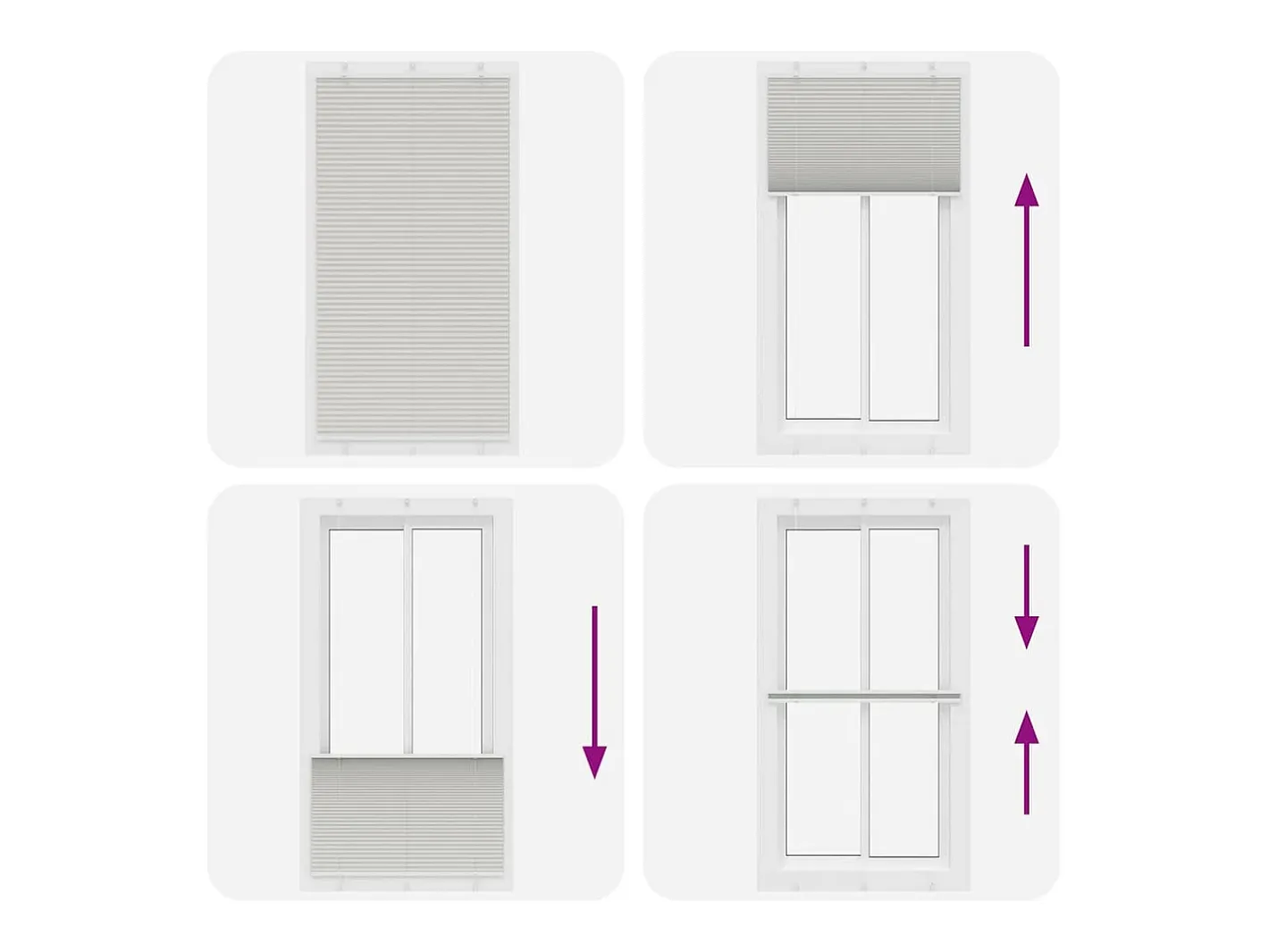 Ropa De Casa-Estor plisado claro 110x200cm ancho tela 109,4cm Gris