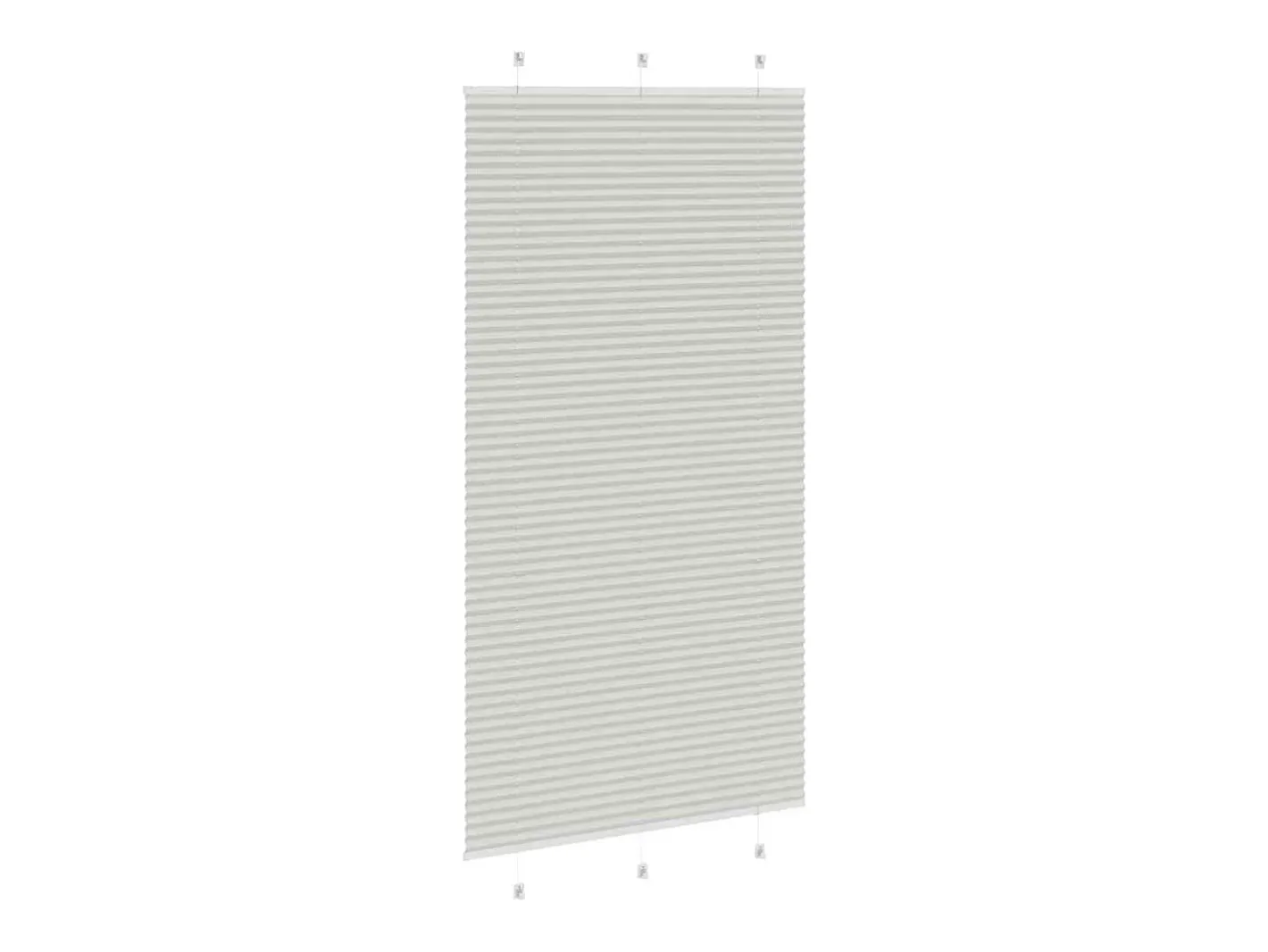 Ropa De Casa-Estor plisado claro 110x200cm ancho tela 109,4cm Gris