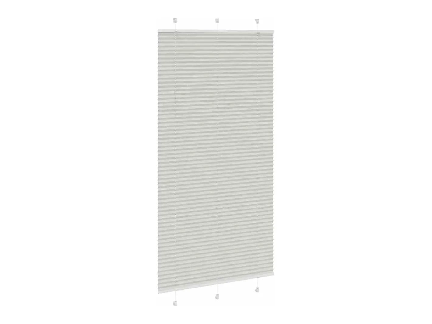 Ropa De Casa-Estor plisado claro 110x200cm ancho tela 109,4cm Gris
