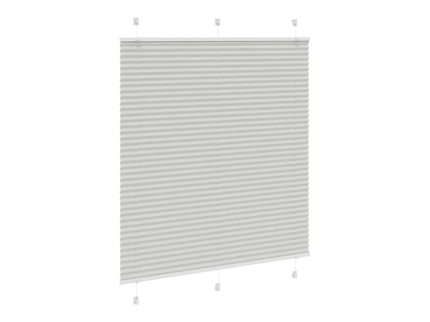 Ropa De Casa-Estor plisado claro 115x100cm ancho tela 114,4cm Gris