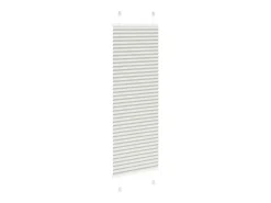 Estor plisado claro 45x100 cm ancho tela 44,4 cm Gris Outlet
