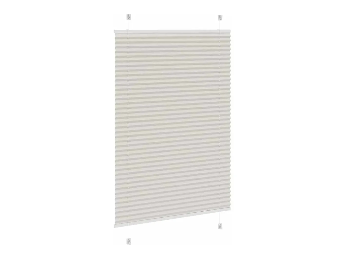 Online Estor plisado claro 85x100 cm ancho tela 84,4 cm Gris