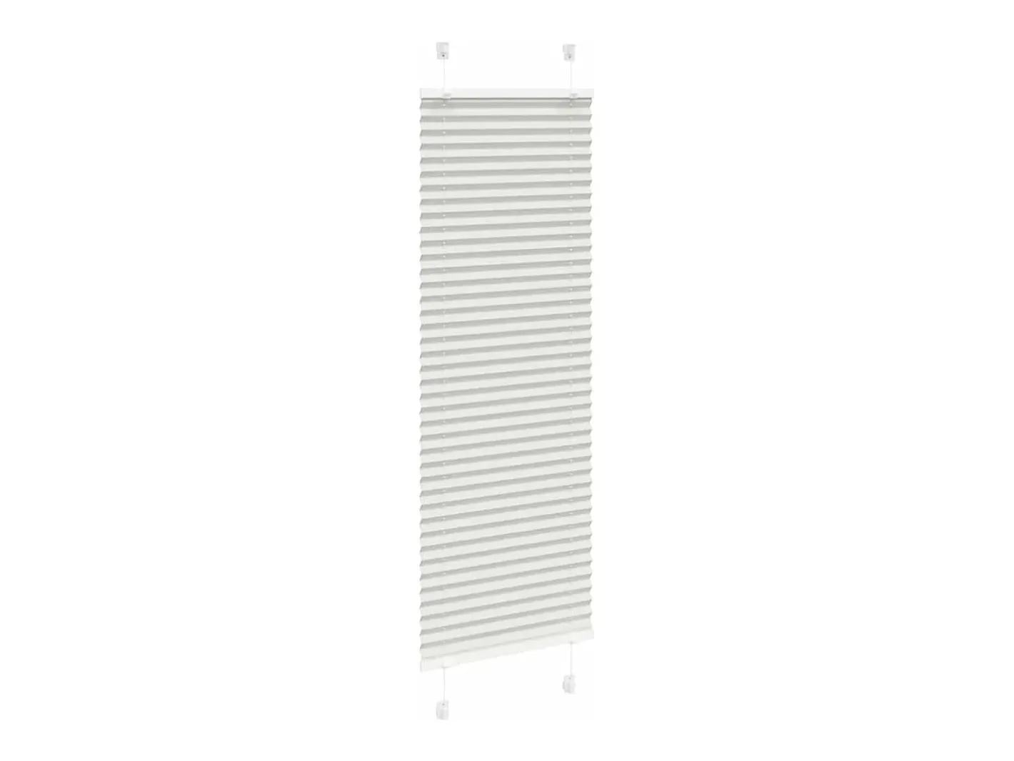 Online Estor plisado claro 50x100 cm ancho tela 49,4 cm Gris