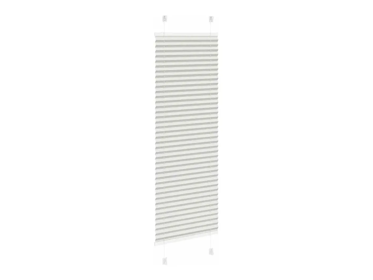 Online Estor plisado claro 50x100 cm ancho tela 49,4 cm Gris