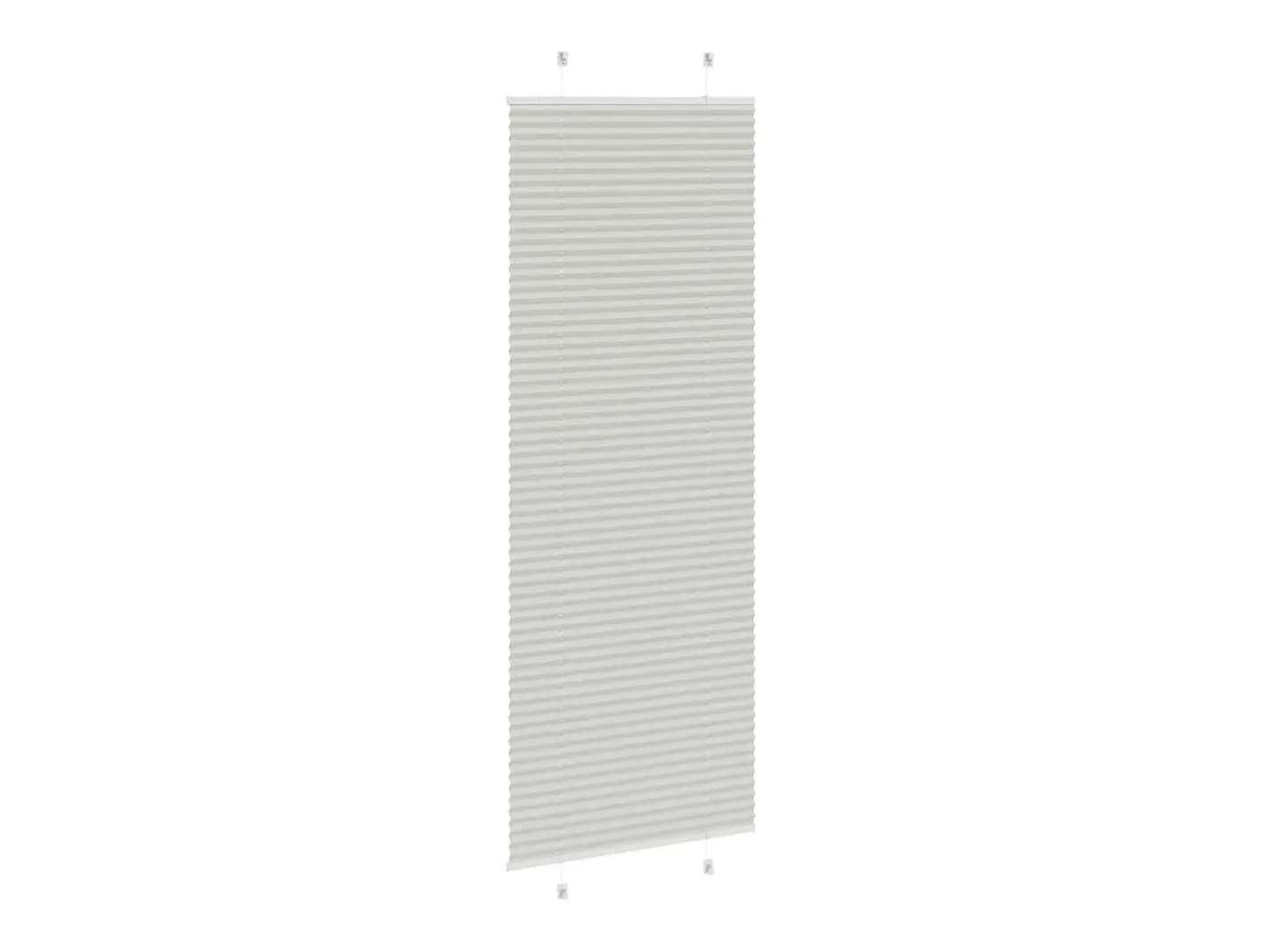 Best Estor plisado claro 80x200 cm ancho tela 79,4 cm Gris
