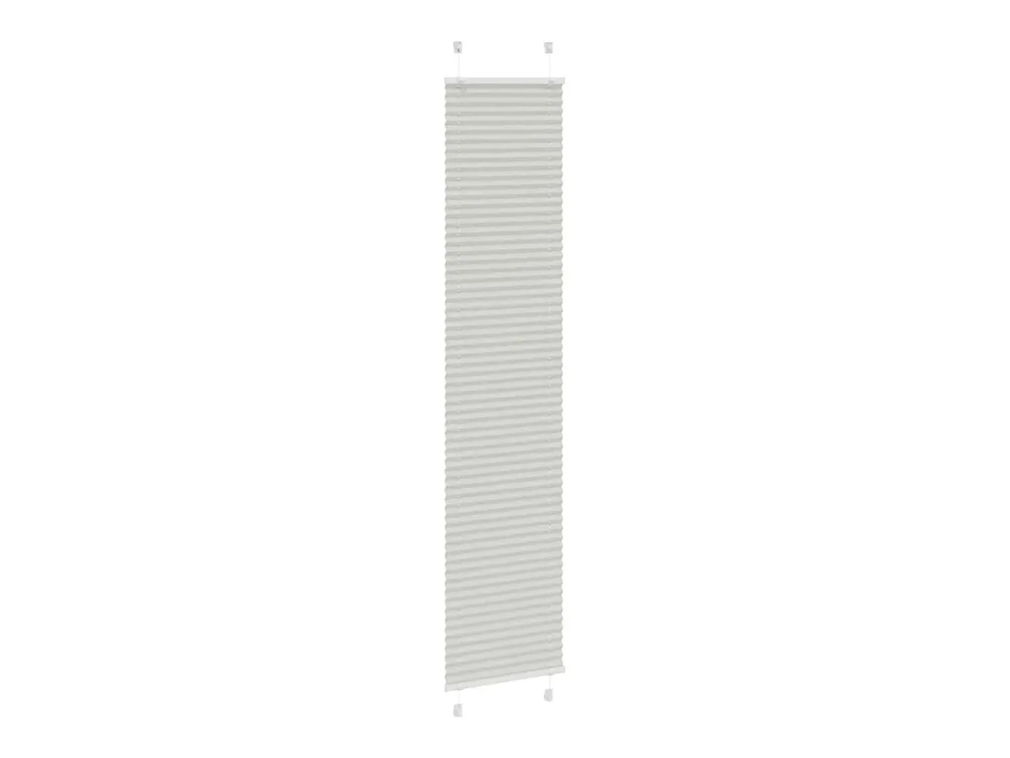 Ropa De Casa-Estor plisado claro 45x200 cm ancho tela 44,4 cm Gris