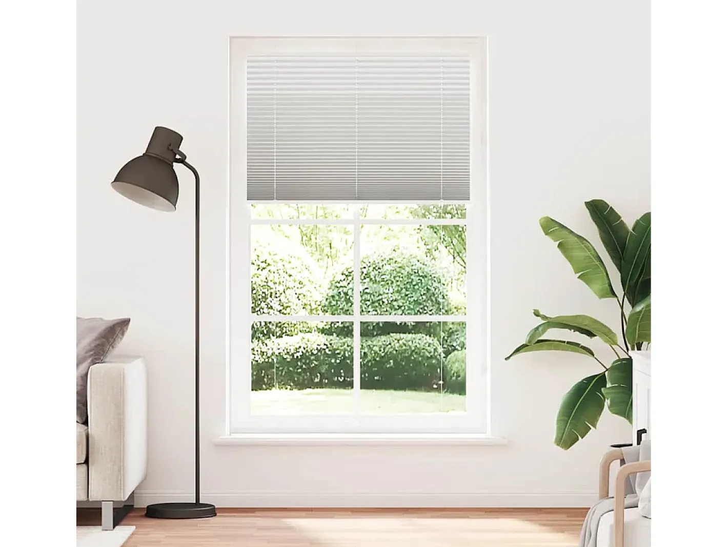 Ropa De Casa-Estor plisado claro 115x200cm ancho tela 114,4cm Gris