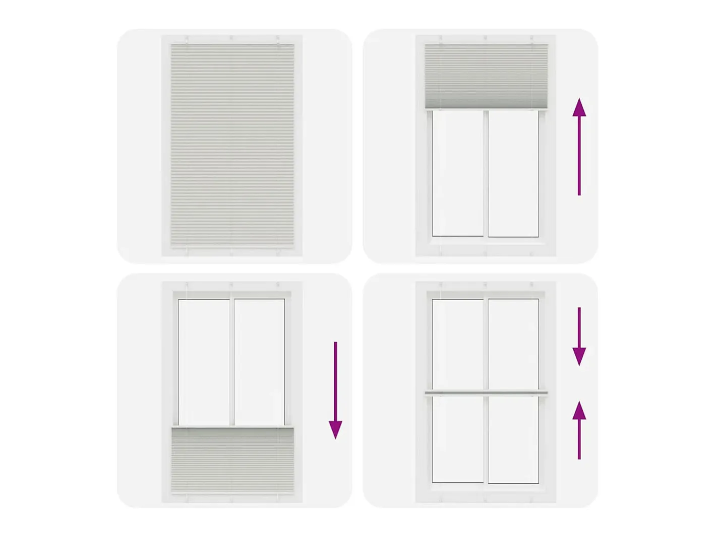 Ropa De Casa-Estor plisado claro 115x200cm ancho tela 114,4cm Gris