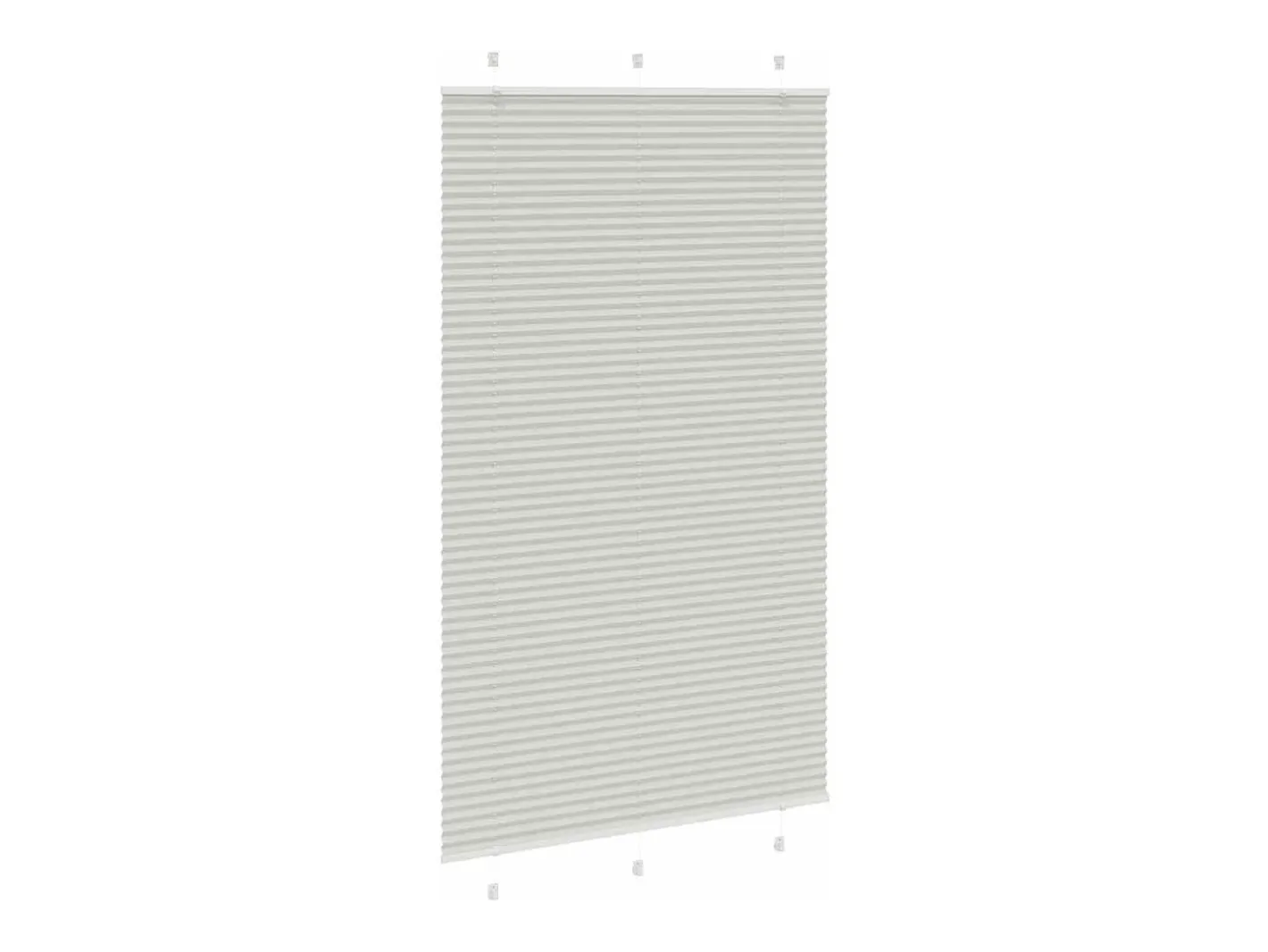 Ropa De Casa-Estor plisado claro 115x200cm ancho tela 114,4cm Gris