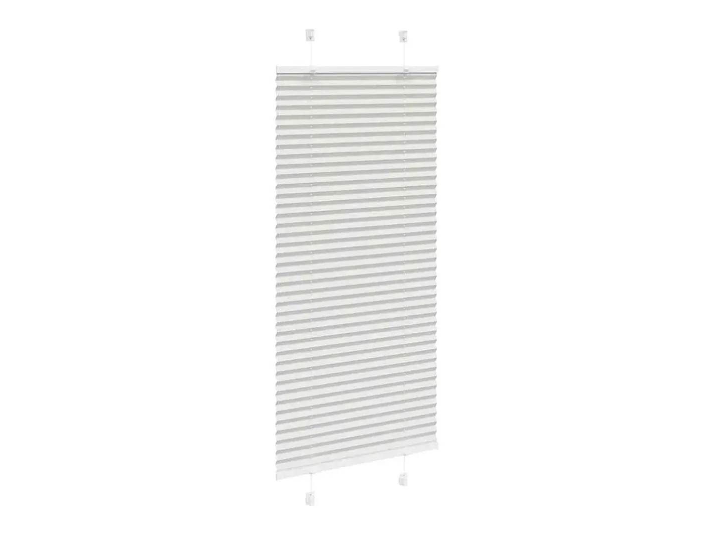 Estor plisado claro 60x150 cm ancho tela 59,4 cm Gris Online