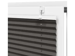 Ropa De Casa-Estor plisado 110x200 cm ancho tela 109,4cm poliéster Negro