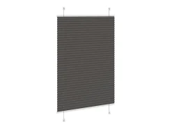 Ropa De Casa-Estor plisado 95x150 cm ancho tela 94,4 cm poliéster Negro