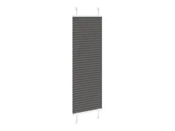 Ropa De Casa-Estor plisado 40x150 cm ancho tela 39,4 cm poliéster Negro