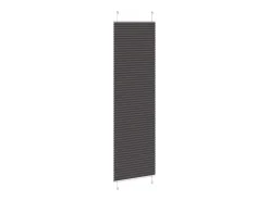 Ropa De Casa-Estor plisado 55x200 cm ancho tela 54,4 cm poliéster Negro